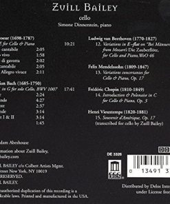 Zuill Bailey, Francoeur*, Bach*, Beethoven*, Mendelssohn*, Chopin*, Vieuxtemps*, Simone Dinnerstein-1