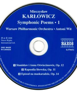 Mieczysław Karłowicz, Warsaw Philharmonic Orchestra*, Antoni Wit-2