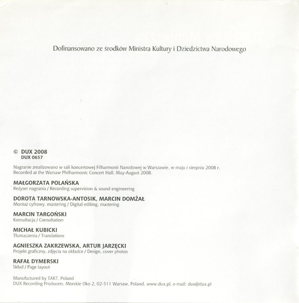 Stanisław Moniuszko - Warsaw Philharmonic Choir* / Wojnarowski*-3
