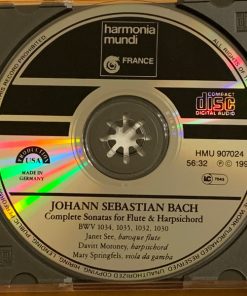 J. S. Bach*, Janet See, Davitt Moroney, Mary Springfels-2