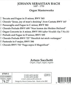 Johann Sebastian Bach, Arturo Sacchetti-1
