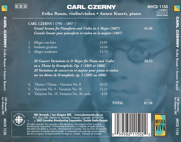 Carl Czerny - Anton Kuerti, Erika Raum-1