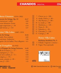 Ginastera* / Villa-Lobos* / Evangelista* - I Musici De Montreal*, Yuli Turovsky-1
