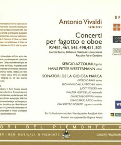 Vivaldi*, Sergio Azzolini, Hans Peter Westermann*, Sonatori De La Gioiosa Marca-1