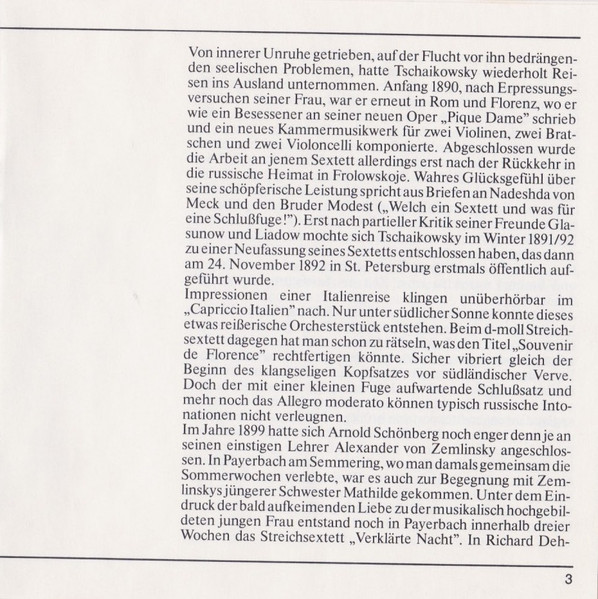 Arnold Schönberg* / Peter Tschaikowsky* - Israel Chamber Orchestra, Yoav Talmi-4