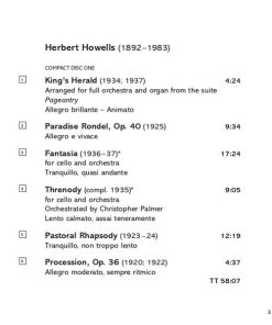 Howells* – Yvonne Kenny, Lydia Mordkovitch, Moray Welsh, London Symphony Orchestra, Richard Hickox-2