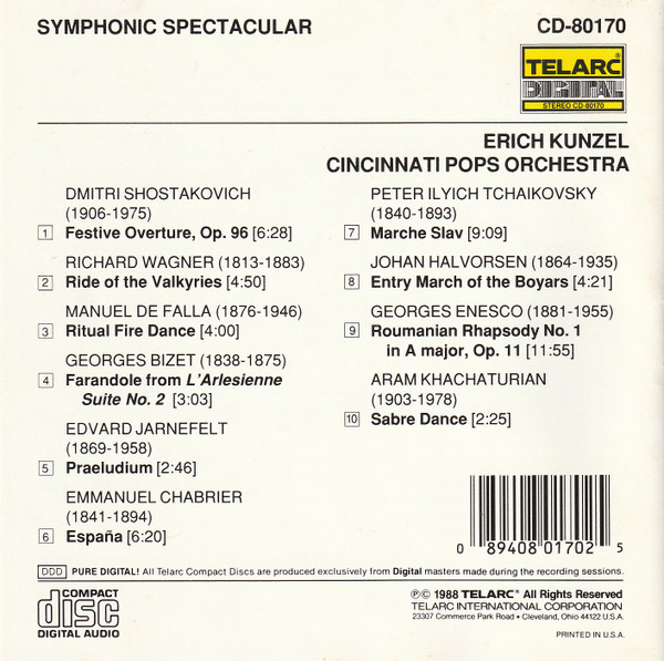 Erich Kunzel, Cincinnati Pops Orchestra-2