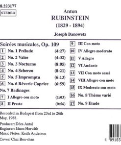 Rubinstein*, Joseph Banowetz-1