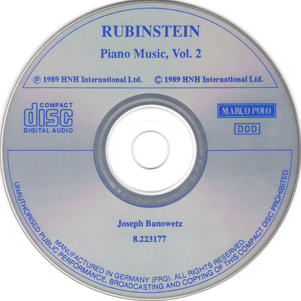 Rubinstein*, Joseph Banowetz-2