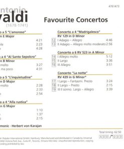 Antonio Vivaldi, Berliner Philharmoniker, Herbert von Karajan-2