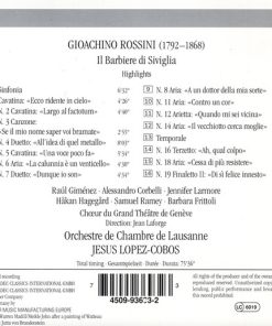 Gioacchino Rossini, Håkan Hagegård, Jennifer Larmore, Raul Gimenez, Alessandro Corbelli, Samuel Ramey, Orchestre De Chambre De Lausanne, Jesús López-Cobos-1