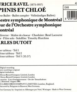 Maurice Ravel, Chœur De L'Orchestre Symphonique De Montréal Et Orchestre Symphonique De Montréal, Charles Dutoit-1