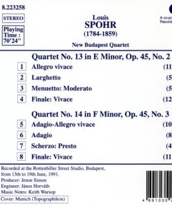 Louis Spohr, New Budapest Quartet-1
