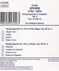 Louis Spohr, New Budapest Quartet-1