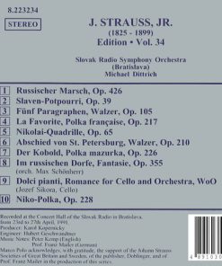 J. Strauss, Jr.*, Slovak Radio Symphony Orchestra (Bratislava)*, Michael Dittrich-1