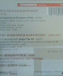 Aram Khatchaturian / Dmitry Kabalevsky - Lydia Mordkovitch, Royal Scottish National Orchestra, Neeme Järvi-1