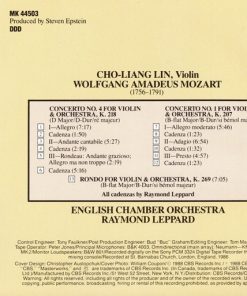 Cho-Liang Lin, Wolfgang Amadeus Mozart, English Chamber Orchestra, Raymond Leppard-1