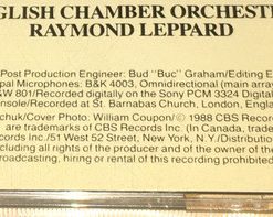 Cho-Liang Lin, Mozart*, English Chamber Orchestra, Raymond Leppard-4
