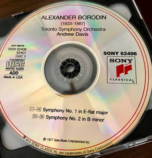 Alexander Borodin - Andrew Davis, Saulius Sondeckis, Leonard Bernstein-1
