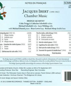 Jacques Ibert, Bridge String Quartet, Michael Dussek, Bryn Lewis, Richard Alsop-1