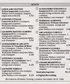 Vivaldi*, Scarlatti*, Torelli*, Stradella*, John Wallace (4), Philharmonia Orchestra, Simon Wright (6)-3