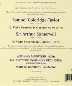 Coleridge-Taylor*, Somervell*, Anthony Marwood, BBC Scottish Symphony Orchestra, Martyn Brabbins-1