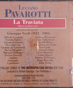 Verdi* - Luciano Pavarotti, Orchestra* And Chorus Of The Metropolitan Opera* Conducted By Richard Bonynge-3