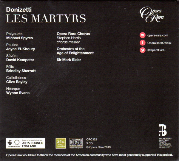 Gaetano Donizetti, Mark Elder (2), Joyce El-Khoury, Michael Spyres, David Kempster, Brindley Sherratt, Orchestra Of The Age Of Enlightenment-1