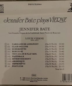 Jennifer Bate, Louis Vierne-1