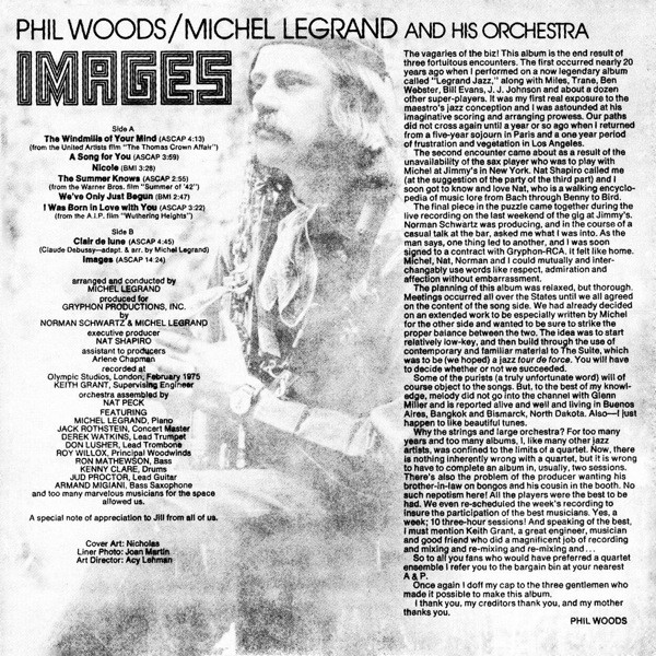 Phil Woods / Michel Legrand And Orchestra*-1