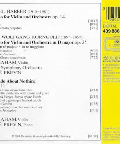 Samuel Barber / Erich Wolfgang Korngold, Gil Shaham, London Symphony Orchestra, André Previn-1