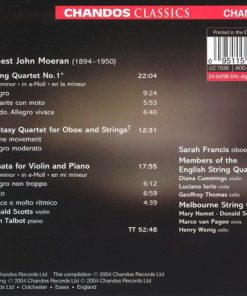 Ernest John Moeran - Sarah Francis · Donald Scotts · John Talbot (4) · Melbourne String Quartet-2