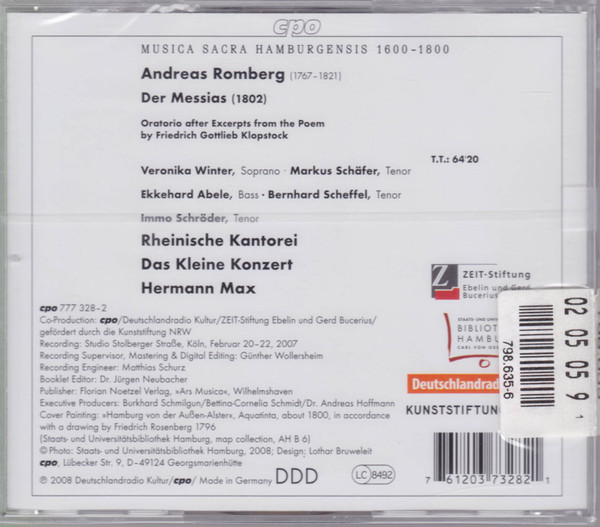 Andreas Romberg - Schäfer* · Winter* · Abele* · Rheinische Kantorei · Das Kleine Konzert · Hermann Max-1