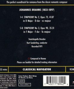 Johannes Brahms - Staatskapelle Dresden, Kurt Sanderling-2
