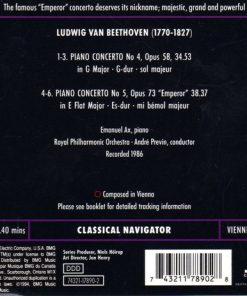 Beethoven* · Emanuel Ax, André Previn, Royal Philharmonic Orchestra-1