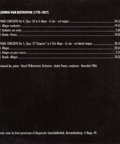 Beethoven* · Emanuel Ax, André Previn, Royal Philharmonic Orchestra-2