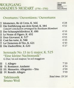 Wolfgang Amadeus Mozart – Tafelmusik Baroque Orchestra, Bruno Weil-1