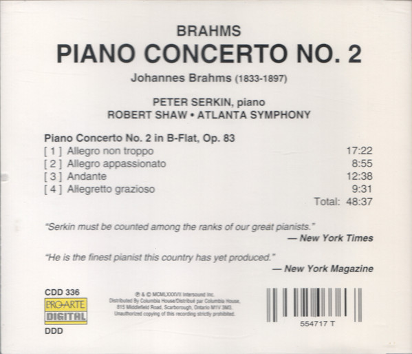 Johannes Brahms, Peter Serkin, Atlanta Symphony Orchestra-1