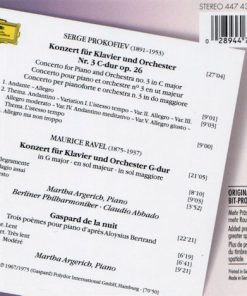Prokofiev*, Ravel* - Martha Argerich, Berliner Philharmoniker, Claudio Abbado-1