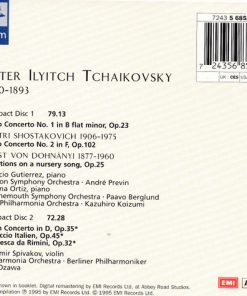 Tchaikovsky* - Dmitri Shostakovich, Ernst von Dohnányi-3