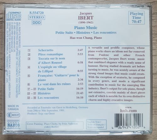 Jacques Ibert / Hae-Won Chang-1