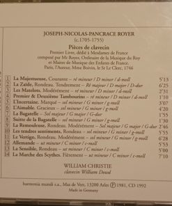 Joseph Nicolas Pancrace Royer, William Christie-1