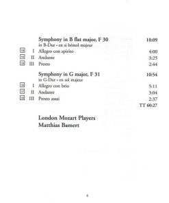 Josef Mysliveček, London Mozart Players, Matthias Bamert-3
