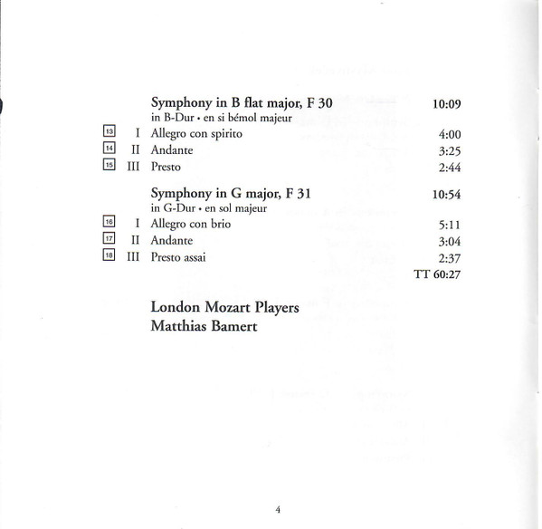 Josef Mysliveček, London Mozart Players, Matthias Bamert-3