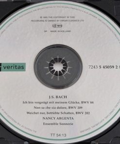 J S Bach* - Nancy Argenta, Ensemble Sonnerie*, Monica Huggett-2