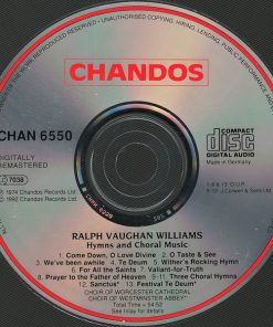 Vaughan Williams*, Choir Of Worcester Cathedral, Choir Of Westminster Abbey*-2