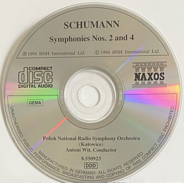 Schumann*, Polish National Radio Symphony Orchestra*, Antoni Wit-2
