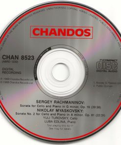 Rachmaninov* / Myaskovsky*, Yuli Turovsky, Luba Edlina-2