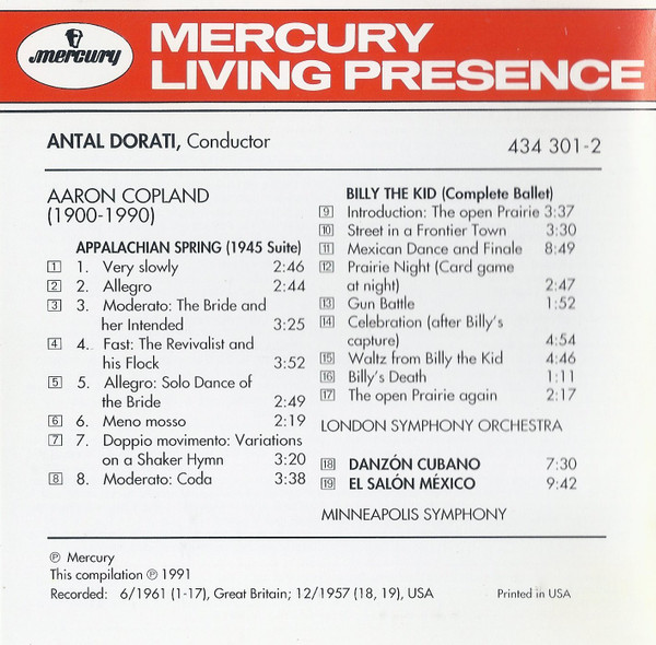 Aaron Copland, Antal Dorati, London Symphony Orchestra, Minneapolis Symphony Orchestra-1