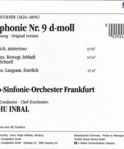 Bruckner* - Radio-Sinfonie-Orchester Frankfurt, Eliahu Inbal-1